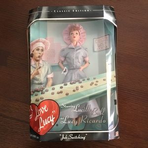 I love Lucy Barbie by Mattel, episode 39 “Job Switching a classic edition.